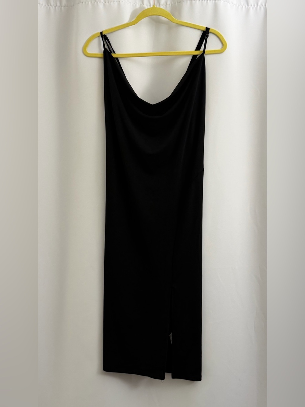 Forever 21 Black Cowl Neck Slip Dress